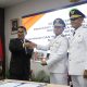 Jabatan Gubernur dan Wakil Gubernur Kalimantan Timur Diserahterimakan dari Penjabat Gubernur Akmal Malik kepada Rudy Mas'ud dan Seno Aji